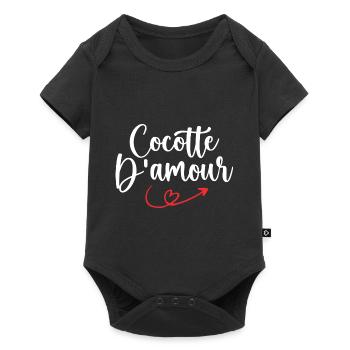 Cocotte D'amour - Body à manches courtes Premium Bébé - noir - Devant