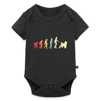 Bernedoodle Dog - Baby Premium short-sleeve bodysuit - black - Front