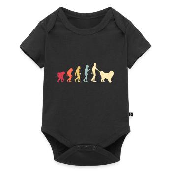 Chien de berger du Caucase Ovcharka - Body à manches courtes Premium Bébé - noir - Devant