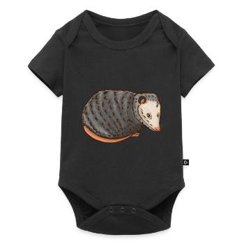 Opossum - Baby Premium short-sleeve bodysuit - black - Front