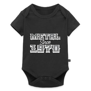 Metal SINCE 1970 - Baby Premium short-sleeve bodysuit - black - Front