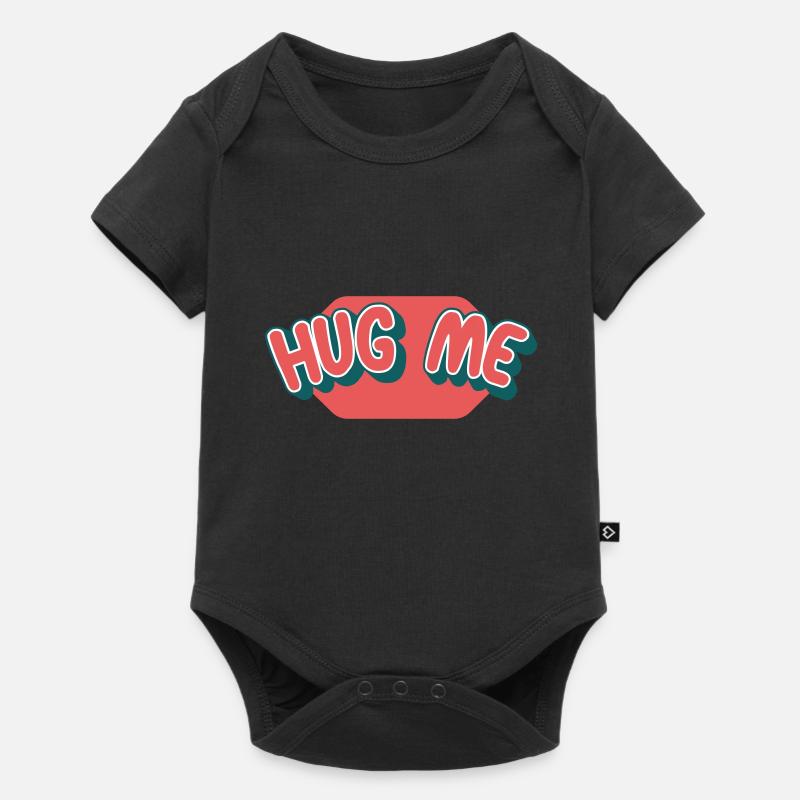 Hug me | Colors can be changed - Baby Premium short-sleeve bodysuit - black