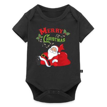 Santa Claus - Baby Premium short-sleeve bodysuit - black - Front