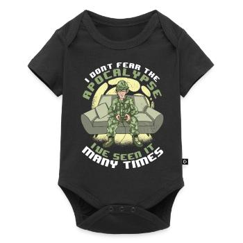 Gamer Gaming Jeux vidéo Jeux vidéo - Body à manches courtes Premium Bébé - noir - Devant