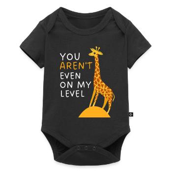 Zoo Animal Lovers Cadeau Drôle Afrique Girafe - Body à manches courtes Premium Bébé - noir - Devant
