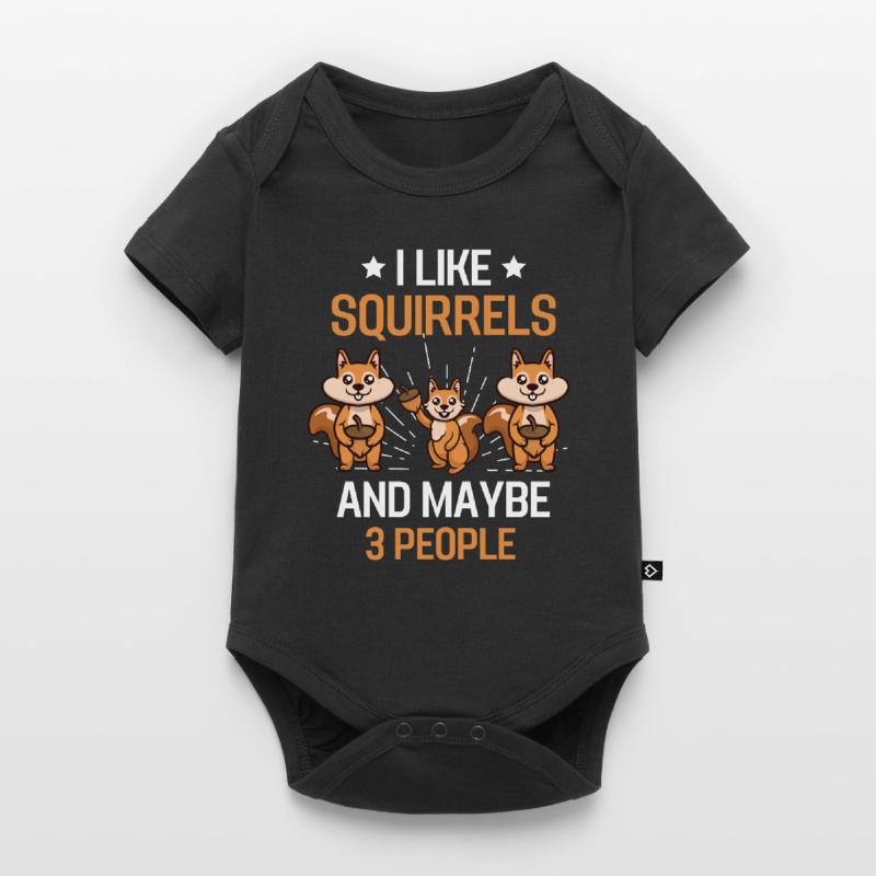 Wald Tier Waldbewohner Geschenk Eichhörnchen Baby Premium Kurzarmbody