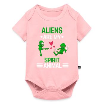 Alien Sci Fi UFO Cadeau Drôle Alien - Body à manches courtes Premium Bébé - rose - Devant
