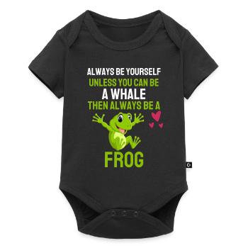 Amphibians Toads Animal Gift Funny Frog - Baby Premium short-sleeve bodysuit - black - Front