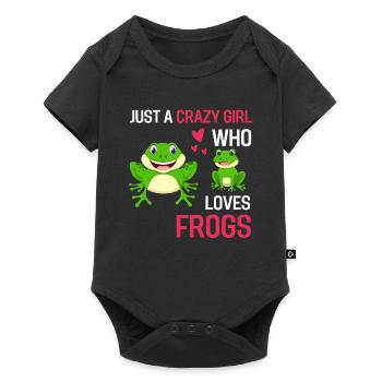 Toads Amphibians Animal Girl Gift Frog - Baby Premium short-sleeve bodysuit - black - Front