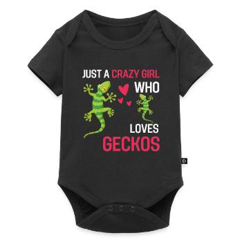 Lizards Animal Lovers Girl Gift Gecko - Baby Premium short-sleeve bodysuit - black - Front