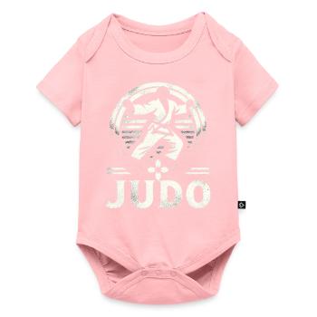 Judo Mastery Combat Emblem - Baby Premium short-sleeve bodysuit - rose - Front