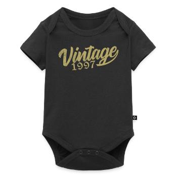 1997 Vintage 1997 Cadeau D'anniversaire 1997 Rétro - Body à manches courtes Premium Bébé - noir - Devant
