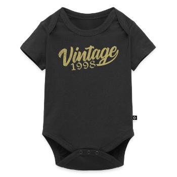 1998 Vintage 1998 Retro 1998 Birthday Gift - Baby Premium short-sleeve bodysuit - black - Front