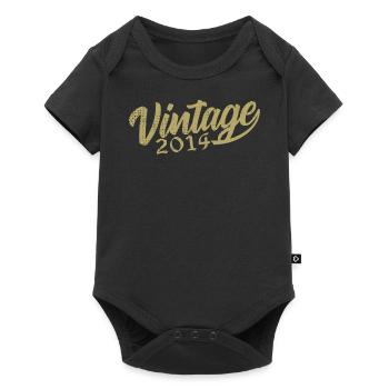 2014 Vintage 2014 Cadeau D'anniversaire 2014 Rétro - Body à manches courtes Premium Bébé - noir - Devant