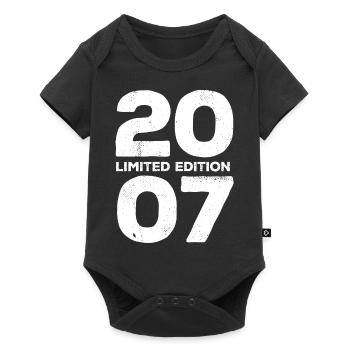 2007 Édition Limitée - Cadeau d’anniversaire - Body à manches courtes Premium Bébé - noir - Devant