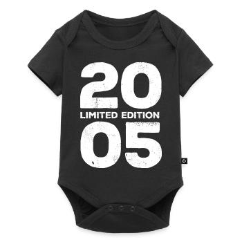 2005 Édition Limitée - Cadeau d’anniversaire - Body à manches courtes Premium Bébé - noir - Devant