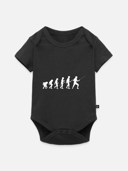 fencing evolution - Baby Premium Kurzarmbody - Schwarz