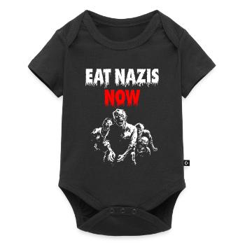 EAT NAZIS NOW - Baby Premium short-sleeve bodysuit - black - Front