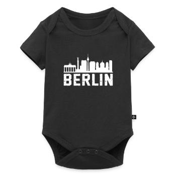 Berlin Skyline - Baby Premium short-sleeve bodysuit - black - Front