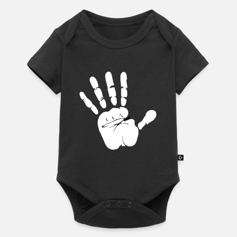 High-Five - Baby Premium Kurzarmbody - Schwarz