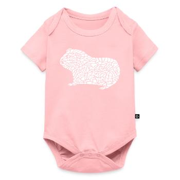 Cobaye Cobaye Guinée Pig Amour des animaux - Body à manches courtes Premium Bébé - rose - Devant