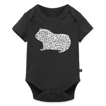 Guinea Pig Guinea Pig Animal Love - Baby Premium short-sleeve bodysuit - black - Front