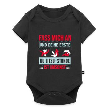 Jiu Jitsu Stunde Jiu Jitsu Training - Baby Premium Kurzarmbody - Schwarz - Vorne
