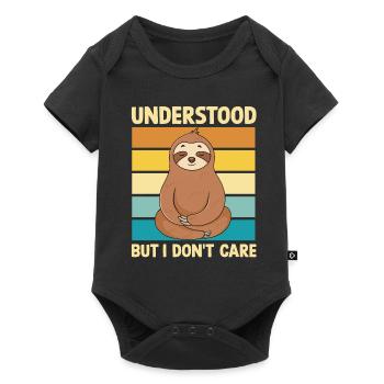 Understood- But I don't care - Baby Premium short-sleeve bodysuit - black - Front