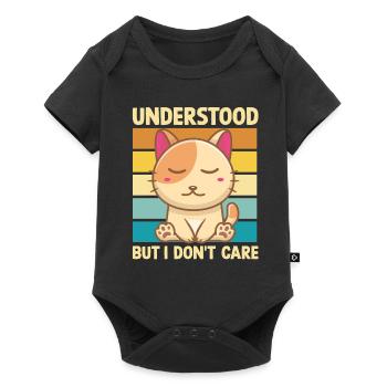 Understood- But I don't care - Baby Premium short-sleeve bodysuit - black - Front