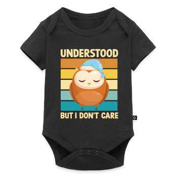 Understood- But I don't care - Baby Premium short-sleeve bodysuit - black - Front