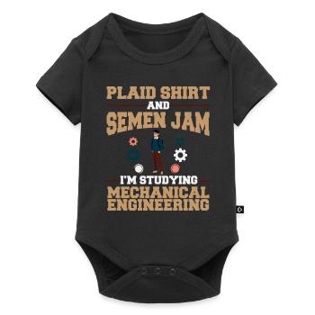 Mechanical Engineering Student Gift Students - Baby Premium short-sleeve bodysuit - black - Front