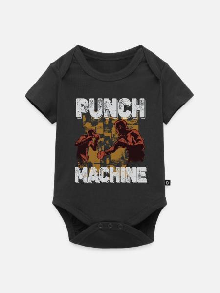 Punch Machine - Baby Premium Kurzarmbody - Schwarz