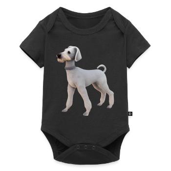 Bedlington Terrier - Baby Premium short-sleeve bodysuit - black - Front