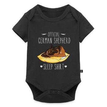 Official German Shepherd Sleep Shirt - Baby Premium short-sleeve bodysuit - black - Front