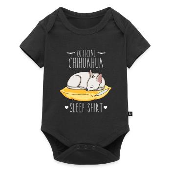 Official Chihuahua Sleep Shirt - Baby Premium short-sleeve bodysuit - black - Front