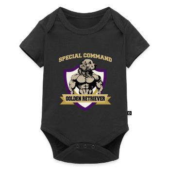 Special Command Golden Retriever - Baby Premium short-sleeve bodysuit - black - Front