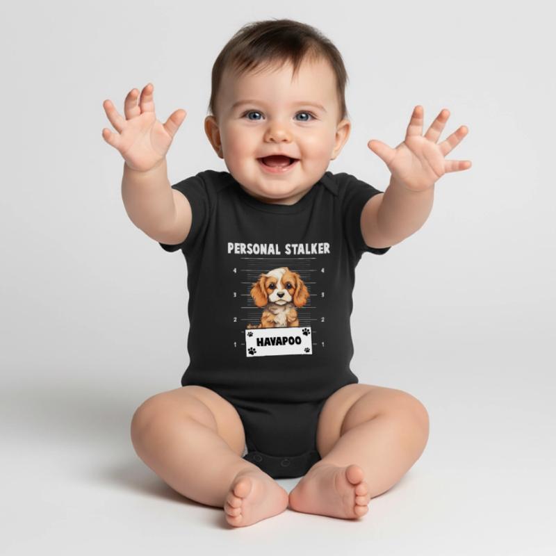 Personal Stalker Havapoo Body à manches courtes Premium Bébé