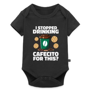 Cafecito Accessories & Cuban Lover Clothing - Baby Premium short-sleeve bodysuit - black - Front