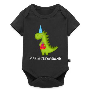 Birthday Boy Tyrannosaurus Rex Dino T-Rex Party - Baby Premium short-sleeve bodysuit - black - Front