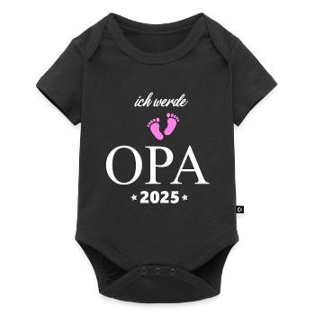 Je vais être grand-père en 2025 Futur grand-père en 2025 Enceinte - Body à manches courtes Premium Bébé - noir - Devant