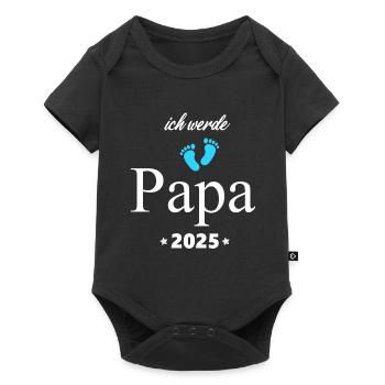 I'm going to be a dad 2025 father-to-be 2025 Pregnant - Baby Premium short-sleeve bodysuit - black - Front