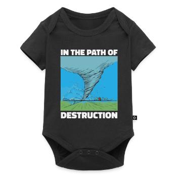 Storm Chasing: In the Path of Destruction - Baby Premium short-sleeve bodysuit - black - Front