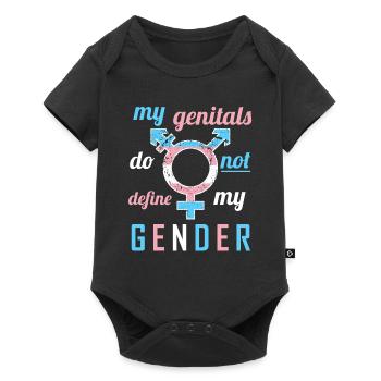 Transgender TransSexual Transsexual - Baby Premium short-sleeve bodysuit - black - Front