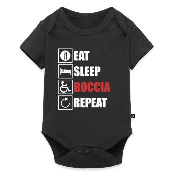 bocce - Baby Premium short-sleeve bodysuit - black - Front