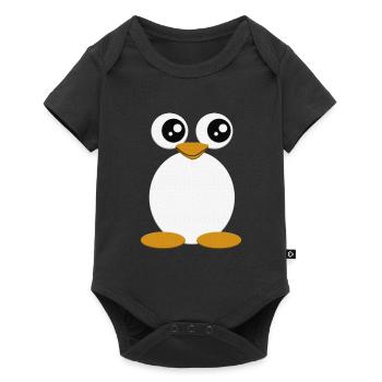 Pingouin - Body à manches courtes Premium Bébé - noir - Devant