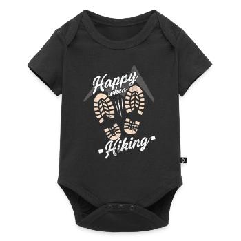 marche - Body à manches courtes Premium Bébé - noir - Devant