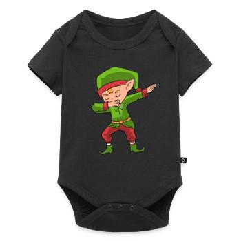 Tamponner elfe - Body à manches courtes Premium Bébé - noir - Devant