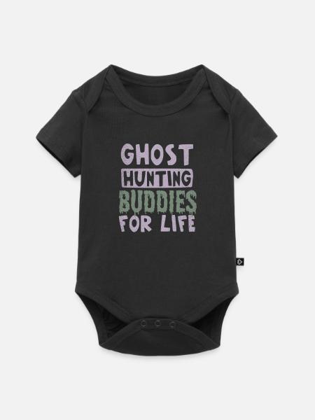 Ghost Hunter Polafe Forever Gift - Body à manches courtes Premium Bébé - noir