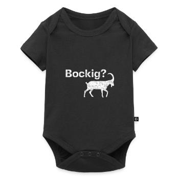 schlechte Laune Zicke Bockig Ziege Bock Geschenk - Baby Premium Kurzarmbody - Schwarz - Vorne