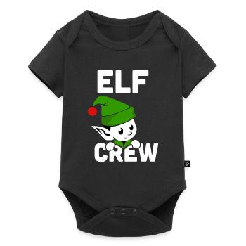 ELF CREW - Baby Premium short-sleeve bodysuit - black - Front